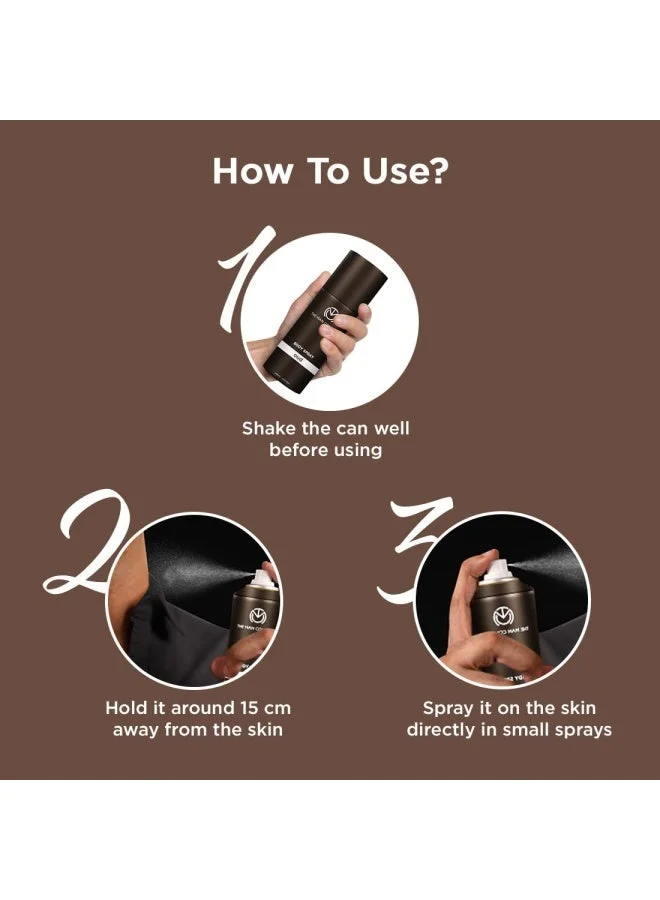 The Man Company  Oud Deodorant for Men - 150ml | Premium Long-Lasting Fragrance Body Spray | Perfect Deo For Everyday Use | Gift for Him for Men | Best Price UAE